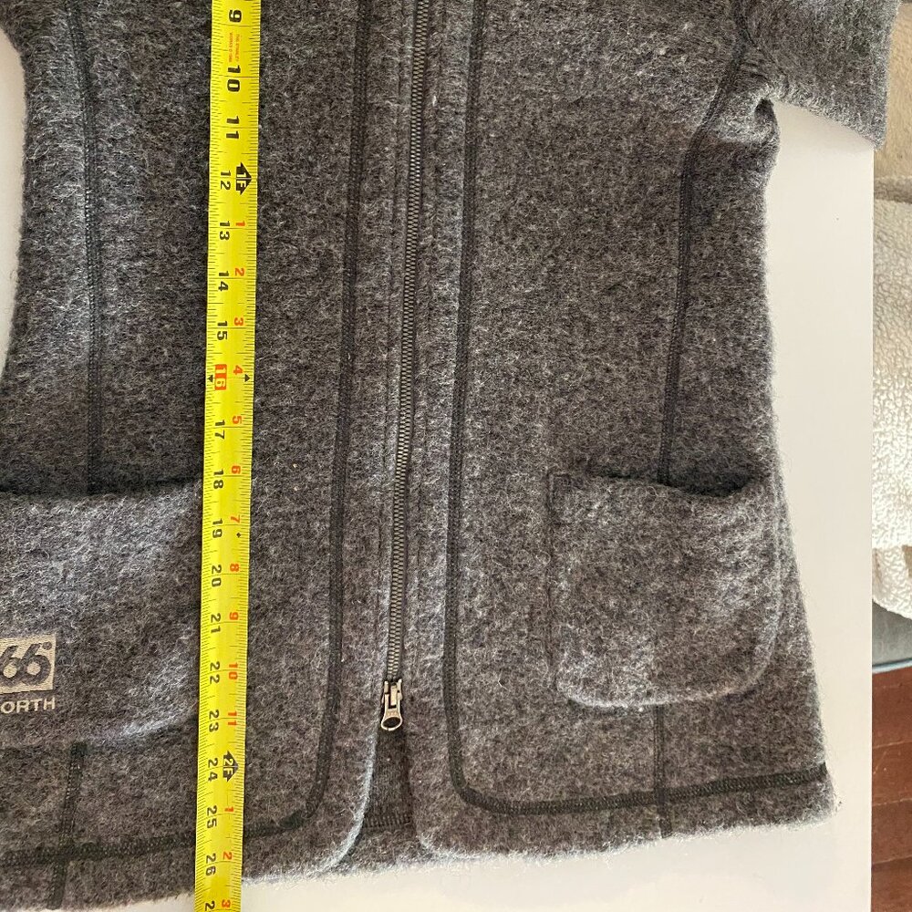 66 North Women's Gray Accent Icelandic Kandi Starneck Jacket Size S - Picture 10 of 11
